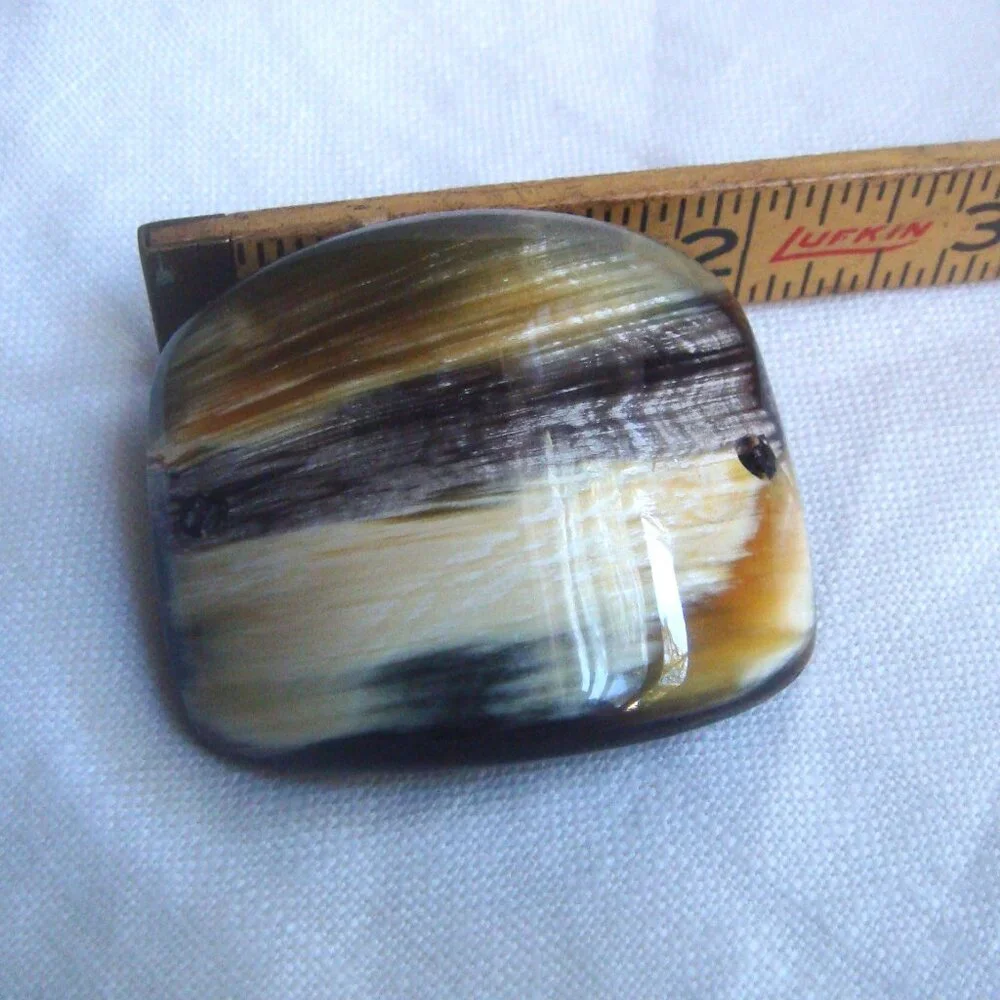 Ponytail Holder Hair Stretchy Faux Shell Wood